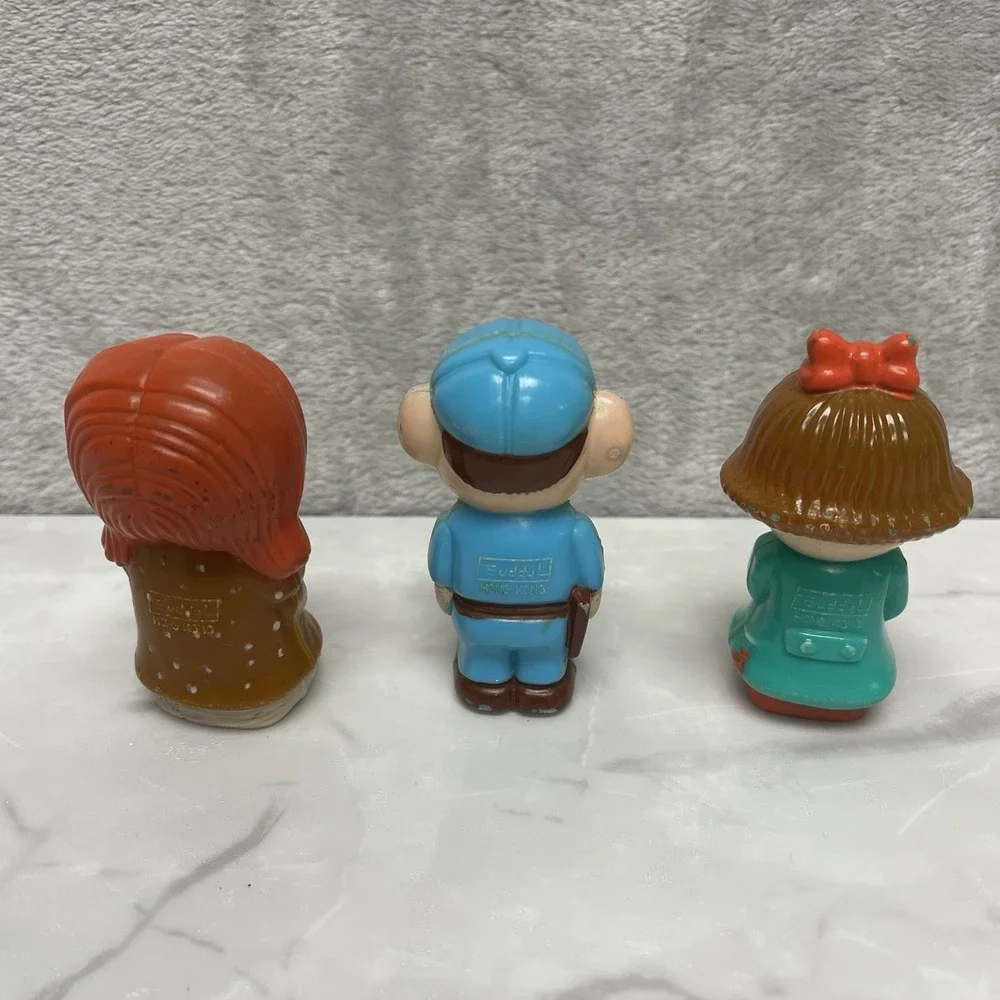 Vintage Buddy L‎ School Bus People, Set of 3, Made in Hong Kong